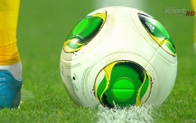 Мяч в игре Чемпионата Мира по футболу в Бразилии 2014