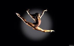 Ballerina in flight