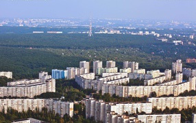 Красивый вид на Харьков