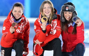 Белорусская биатлонистка  Надежда Скардино обладательница бронзовой медали