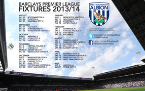 Beloved football club West Bromwich Albion