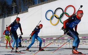 Соревнования по биатлону на Олимпиаде в Сочи