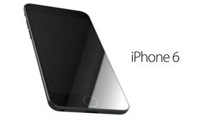 Черный Apple iPhone 6 концепт дизайн телефона
