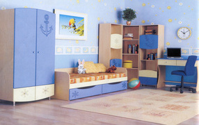 Blue children's room