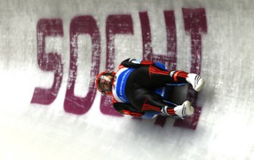 Соревнование по бобслею в Сочи 2014