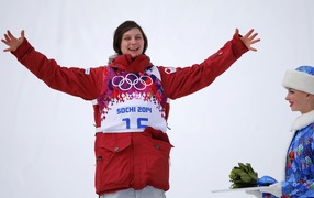 Канадская фристайлистка Ким Ламарре обладательница бронзовой медали в Сочи