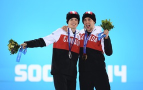 Канадский фристайлист Микаэль Кингсбери на олимпиаде в Сочи