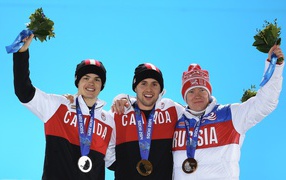 Канадский фристайлист Микаэль Кингсбери обладатель серебряной медали в Сочи