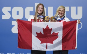 Canadian bobsledder Heather Moyse won gold medals