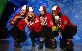 Canadian bobsledder Kayleigh Humphries won gold medals
