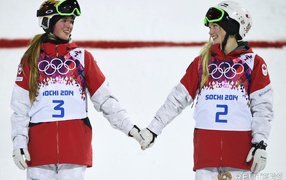  Канадская фристайлистка Жюстин Дюфур Лапуант обладательница золотой медали