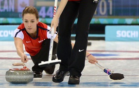 Канадская женская сборная по керлингу на олимпиаде в Сочи