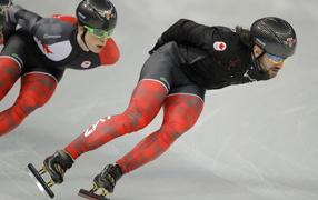 Шарль Амлен Канада золотая медаль в шорт треке на Олимпиаде в Сочи