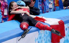 Шарль Амлен из Канады золотая медаль в Сочи 2014 год