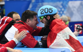 Шарль Амлен канадский шорт-трекист обладатель золотой медали