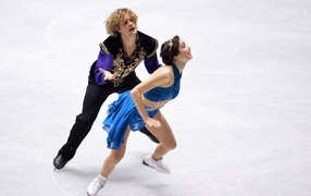 Чарли Уайт и Мэрил Дэвис американские фигуристы обладатели золотой и бронзовой медали в Сочи