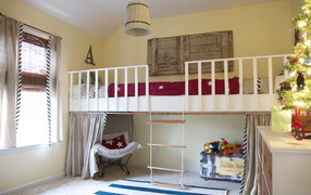 Рождественское оформление детской 