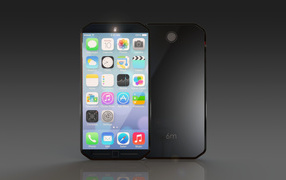 Concept of a smartphone Apple iPhone 6