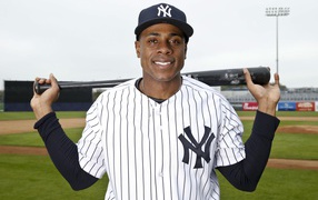 Девид Робертсон на бейсбольном стадионе