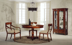 Dining room for three