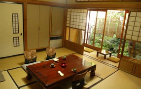 Dining room in Japan