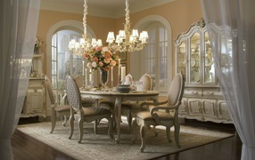 Dining room in the old design