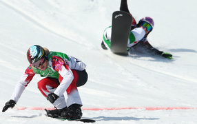 Доминик Мальте из Канады серебряная медаль на олимпиаде в Сочи 2014 год