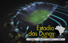 Стадион Дюна на Чемпионате мира по футболу в Бразилии 2014