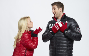 Дилан Москович и Кирстен Мур-Тауэрс канадские фигуристы обладатели серебряных медалей в Сочи