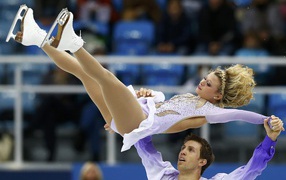 Дилан Москович и Кирстен Мур-Тауэрс канадские фигуристы серебряные медали в Сочи 2014 год