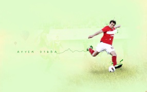Dziuba striker Artem club Rostov ball
