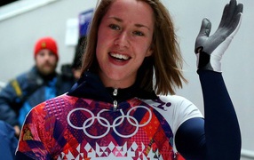 Элизабет Ярнольд на олимпиаде в Сочи 2014
