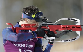 Emil Hegle Svendsen Norwegian biathlon gold medal winner in Sochi