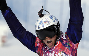 Ева Самкова из Чешской Республики золотая медаль в Сочи 2014 год