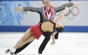 Федор Климов и Ксения Столбова золотая и серебряная медаль на олимпиаде в Сочи 2014 года