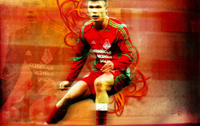 Бывший игрок Локомотива Марат Измайлов на поле