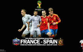 Матч Франция Испания на Чемпионате мира по футболу в Бразилии 2014
