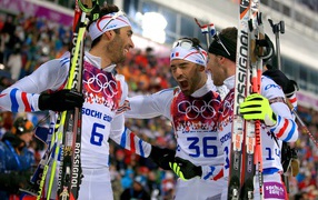 Мартен Фуркад французский биатлонист обладатель золотых медалей в Сочи