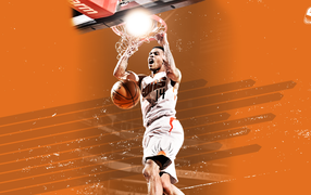 Джеральд Грин у баскетбольной корзины