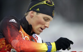 Арнд Пайффер немецкий биатлонист обладатель серебряной медали