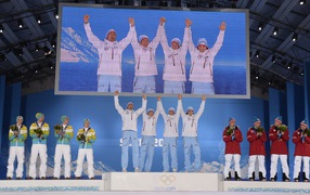 Немецкий лыжник Бьорн Кирхайзен обладатель серебряной медали 