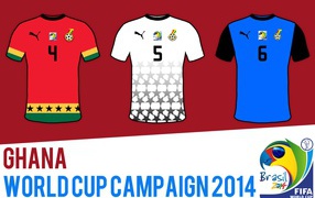 Форма сборной Ганы на Чемпионате мира по футболу в Бразилии 2014