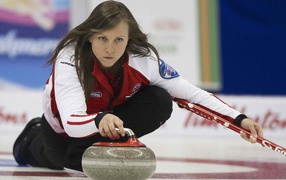 Обладательница золотой медали канадская женская сборная по керлингу на олимпиаде в Сочи