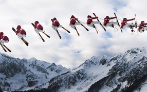 Обладательница золотой медали в дисциплине фристайл Дара Хоуэлл на олимпиаде в Сочи