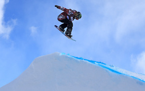 Обладательница золотой медали в дисциплине сноуборд Джейми Андерсон из США