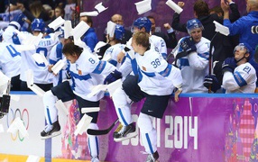 Hockey Team Finland at the Olympics in Sochi