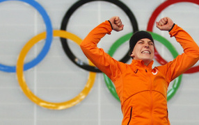 Ирен Вюст конькобежка в Сочи в 2014 году