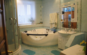 Jacuzzi in the bathroom