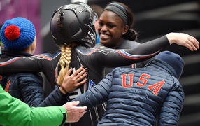 Джейми Грюбель американская бобслеистка обладательница бронзовой медали в Сочи