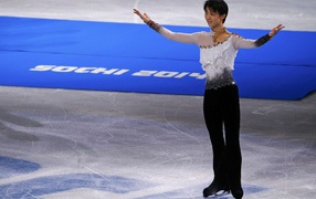 Юдзуру Ханю японский фигурист золотая медаль на олимпиаде в Сочи 2014